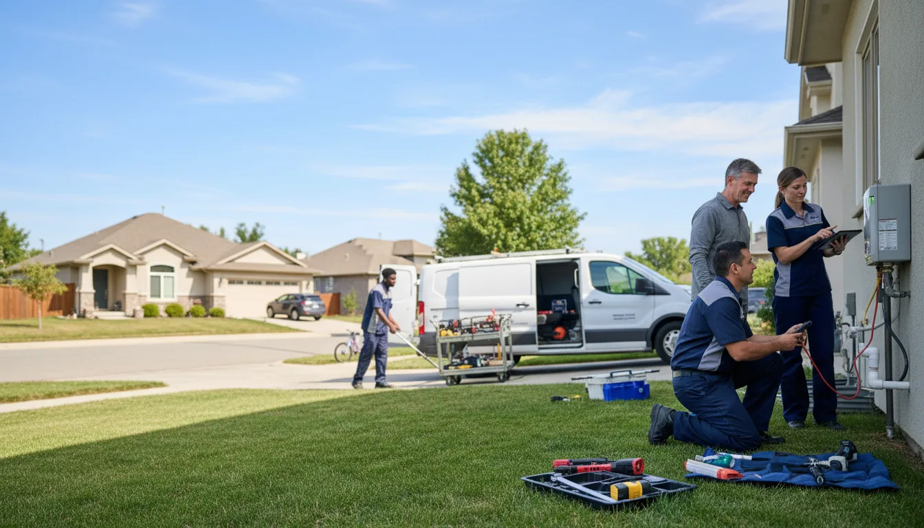 Tankless water heater service in Harmony, MN